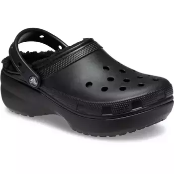 Сабо Crocs Classic Platform Lined, черный