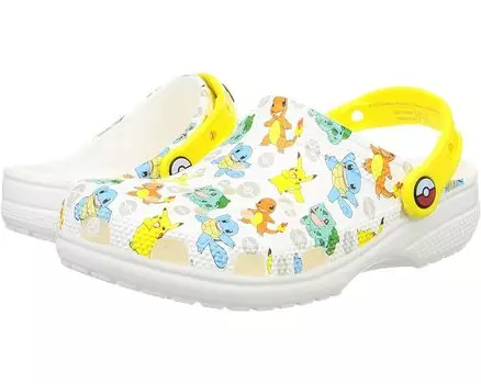 Сабо Crocs Classic Pokemon 2, белый