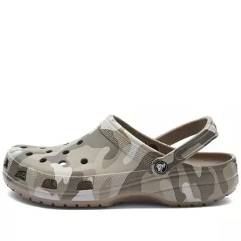 Сабо Crocs Classic Printed Camo, мультиколор