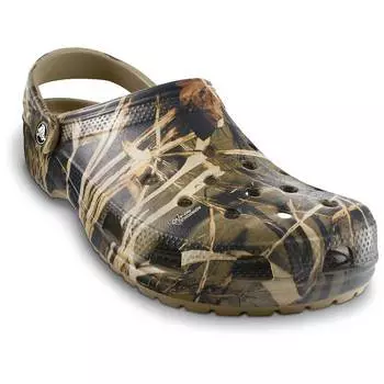 Сабо Crocs Classic Realtree, зеленый