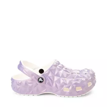 Сабо Crocs Classic с геометрическим узором, цвет Iridescent