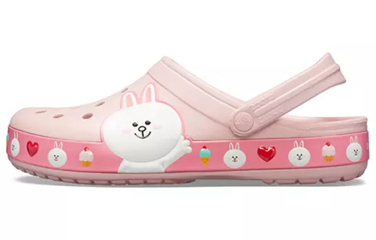 Сабо Crocs X Line Friends Beach Pink Unisex Sandals
