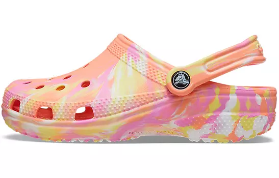 Сабо Crocs Classic Clog Marble Beach Sports Unisex Red Multi-Color Sandals 'Red'