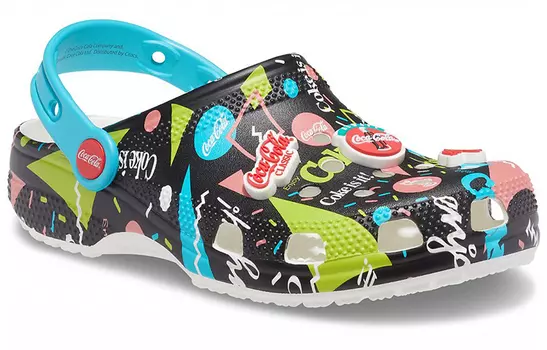 Сабо Crocs Classic Clog 90s Coca Cola Black