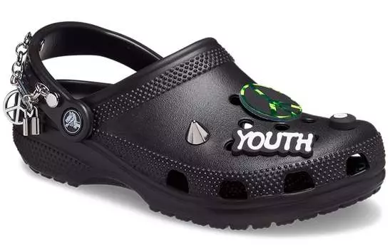 Сабо Crocs Classic Clog Create Your Peace Black