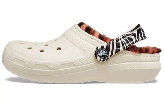 Сабо Crocs Classic Lined Animal Remix Clog 'Black'