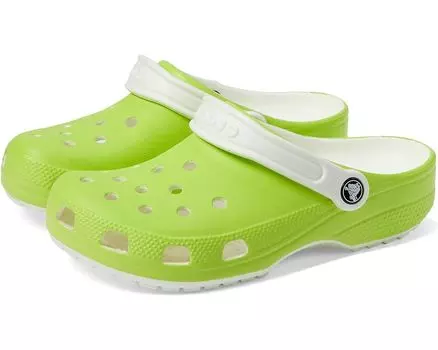 Сабо Crocs Classic - Seasonal Graphic, цвет Limeade/Glow in the Dark