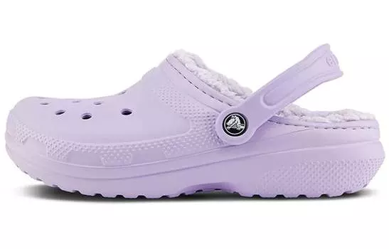 Шлепанцы и сланцы Crocs Classic Lined Clogs 'Lavender'