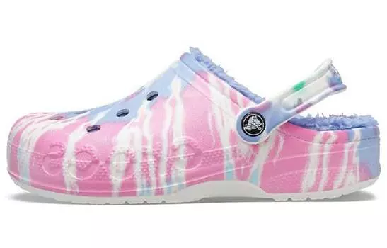 Шлепанцы и сланцы Crocs Classic Clog Crocs Tie Dye Printing Multi-Color Unisex Slippers
