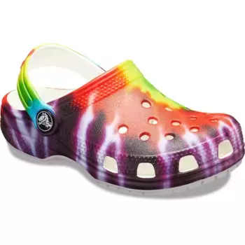 Сабо Crocs Classic Tie Dye Graphic, разноцветный