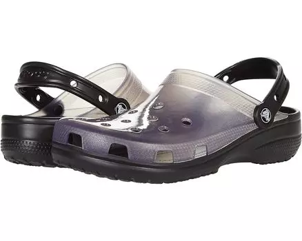 Сабо Crocs Classic Translucent Clog, черный