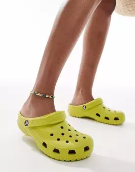 Сабо Crocs Classic в цвете киви