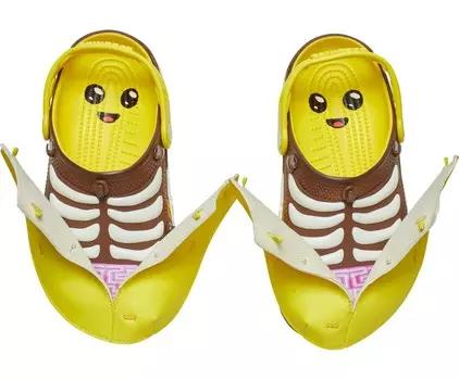 Сабо Crocs Classic x Fortnite Peely, желтый