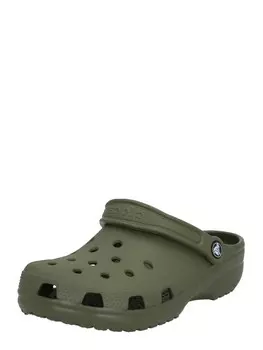 Сабо Crocs Clogs Classic, оливковый