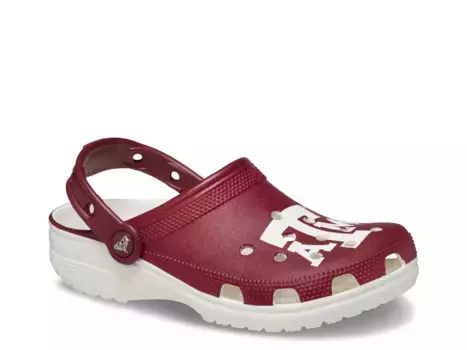 Сабо Crocs College Texas A&M Classic, красно-белые