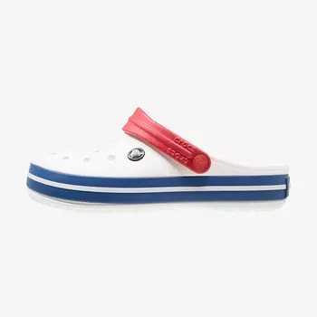 Сабо Crocs Crocband Unisex, белый/синий