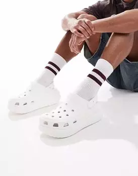 Сабо Crocs Crush белого цвета