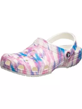 Сабо Crocs, цвет white/multicolor