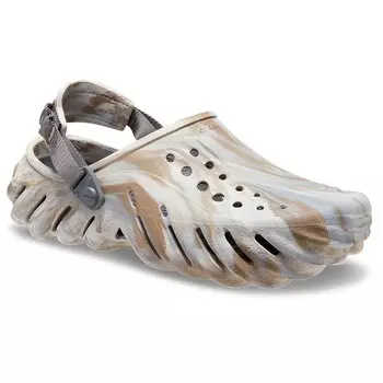 Сабо Crocs Echo Marbled, бежевый