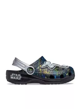 Сабо Crocs Grogu, цвет schwarz/silber