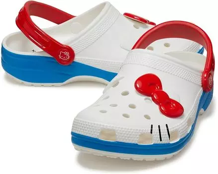 Сабо Crocs Hello Kitty I Am Classic, белый