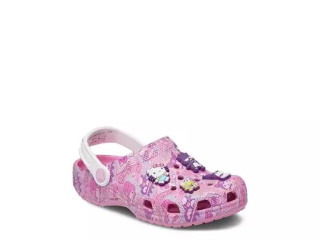 Сабо Crocs Hello Kitty, розовый