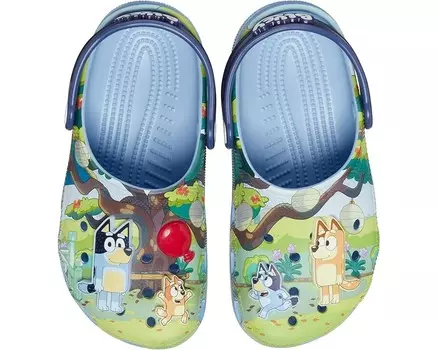 Сабо Crocs Kids Bluey Classic Clogs, цвет Bluey
