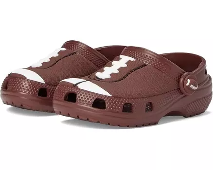 Сабо Crocs Kids Classic Clogs with Patterns and Graphics, цвет Football