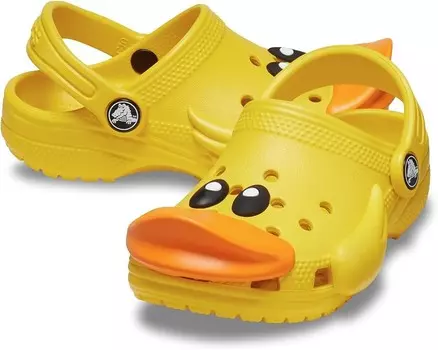 Сабо Crocs Kids Classic I AM Clogs, цвет Sunflower/Rubber Ducky