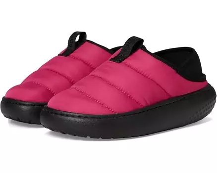 Сабо Crocs Kids Classic Puff Moc, цвет Dragon Fruit/Multi