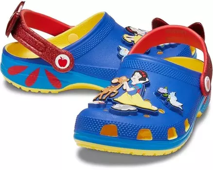 Сабо Crocs Kids Disney Snow White Classic Clogs, цвет Sunshine