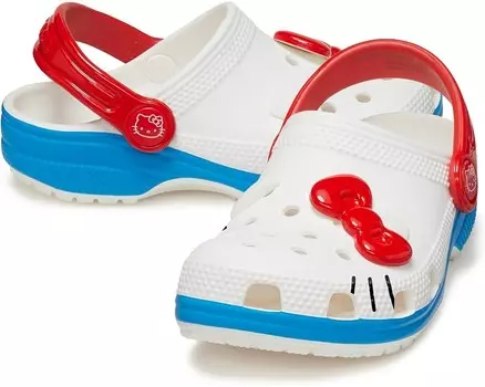 Сабо Crocs Kids Hello Kitty IAM Classic Clog, белый
