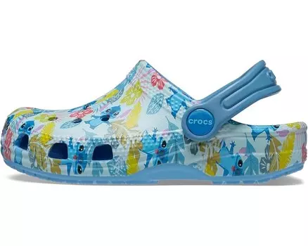 Сабо Crocs Kids Stitch Classic Clog, цвет Stitch/Floral