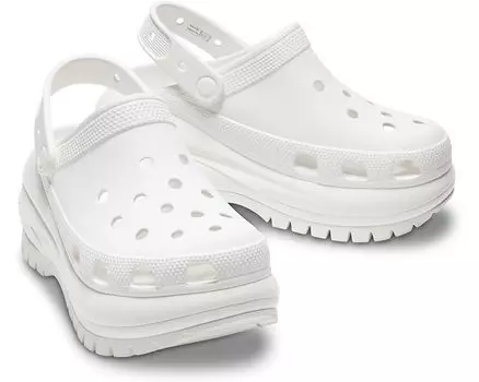 Сабо Crocs Mega Crush, белый
