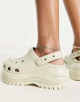 Сабо Crocs Mega Crush в кости