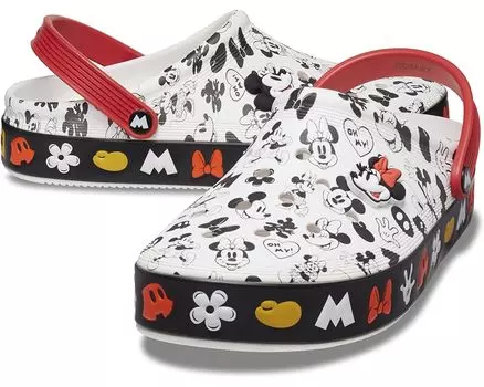 Сабо Crocs Mickey Off Court, белый