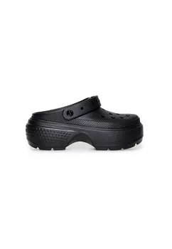 Сабо Crocs на платформе, черный