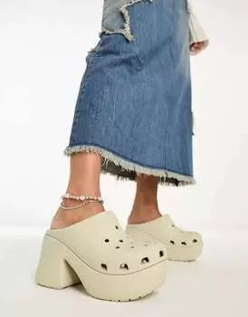 Сабо Crocs Siren в кости