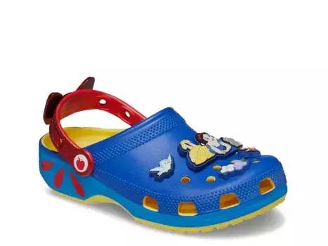 Сабо Crocs Snow White Classic, цвет Sunshine Blue