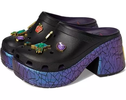 Сабо Crocs Snow White Siren Clog, черный