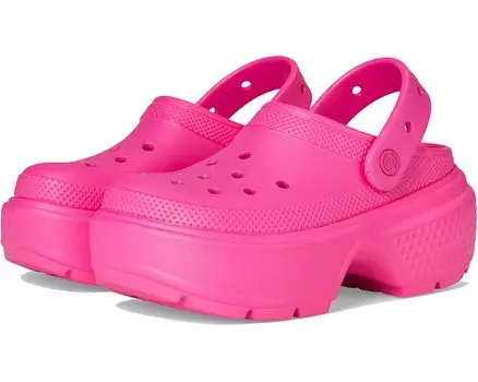 Сабо Crocs Stomp Clog, цвет Pink Crush