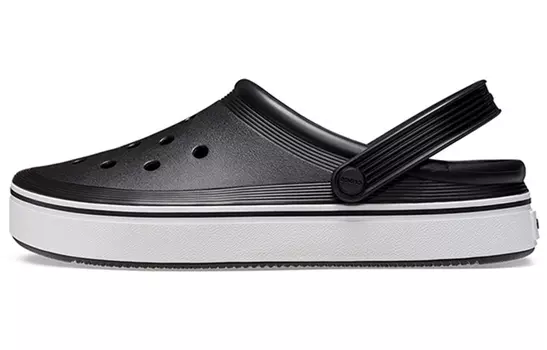 Шлепанцы и сланцы Crocs Off Court Clog 'Black'