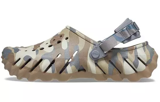 Сабо Crocs Echo Redux Clog Camo Charcoal Green