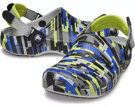 Сабо Crocs Work Classic Adjustable Slip Resistant, цвет Atmosphere/Multi