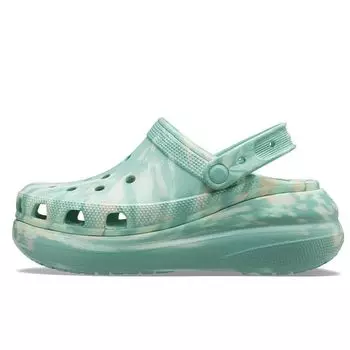 Сабо Crush Marbled Clog Crocs, цвет Knochen/Mehrfarbig