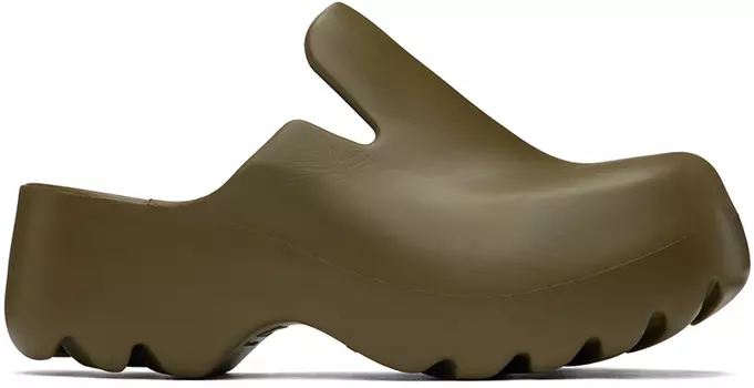 Мужские сабо Flash Bottega Veneta, хаки
