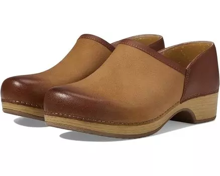 Сабо Dansko Brenna, цвет Tan Burnished Suede