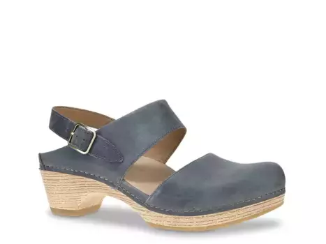 Сабо Dansko Lucia, синее