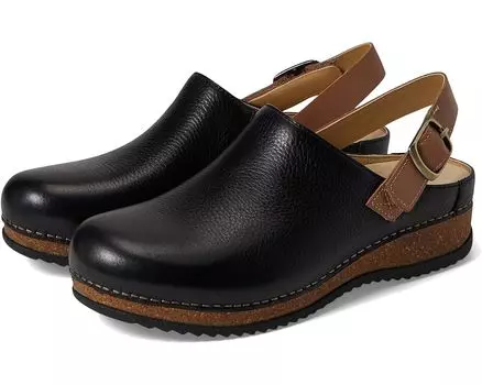 Сабо Dansko Merrin, цвет Black Waxy Milled