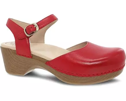 Сабо Dansko Sam, цвет Red Full Grain 1